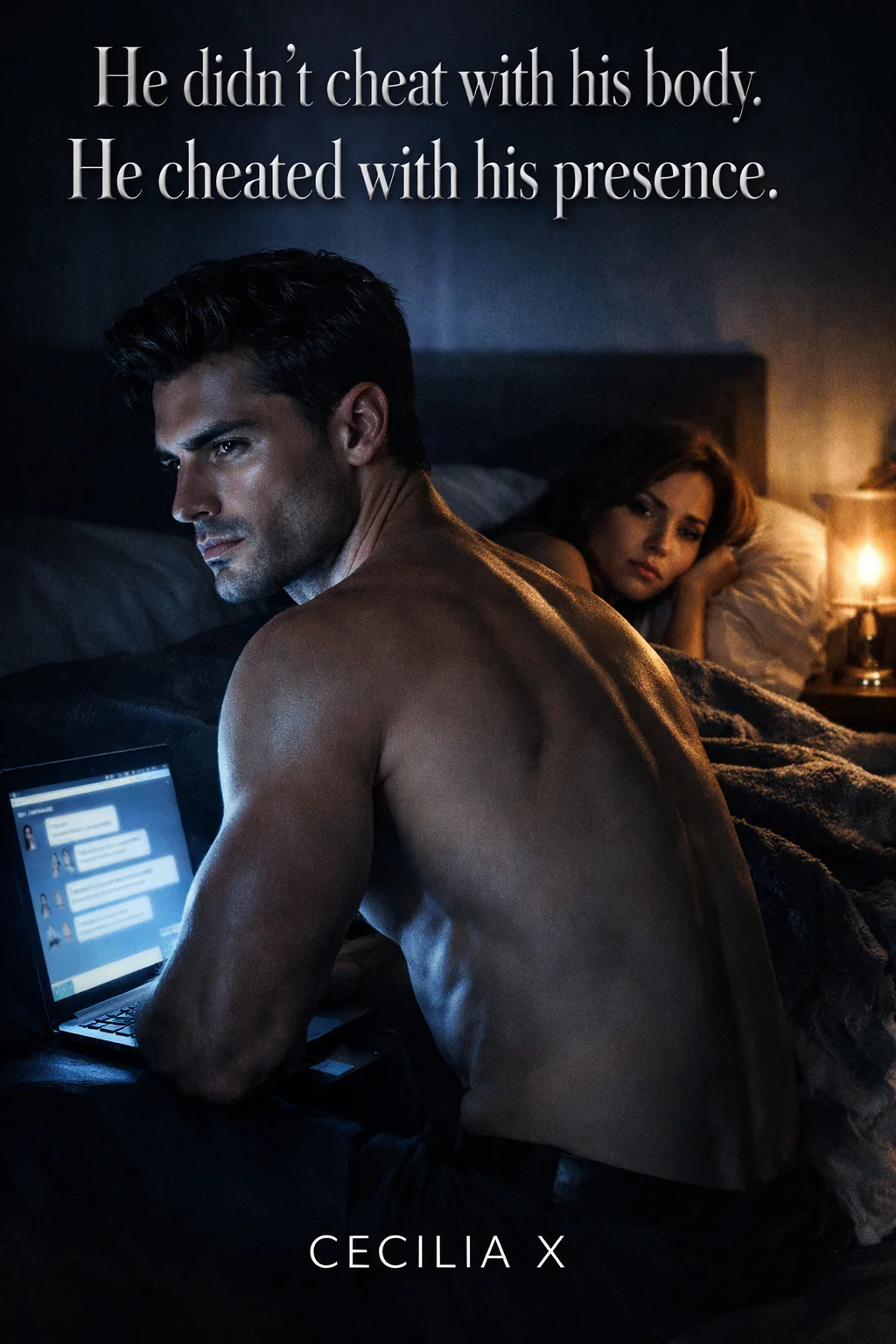 He didn’t cheat with his body, He cheated with his presence Novel Cover