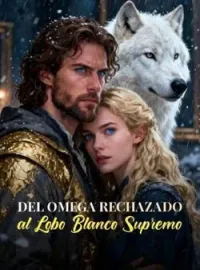 Portada de la novela Del Omega Rechazado al Lobo Blanco Supremo