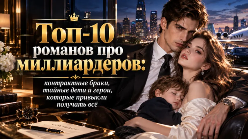 Топ-10 романов про миллиардеров: контрактные браки, тайные дети и герои, которые привыкли получать всё