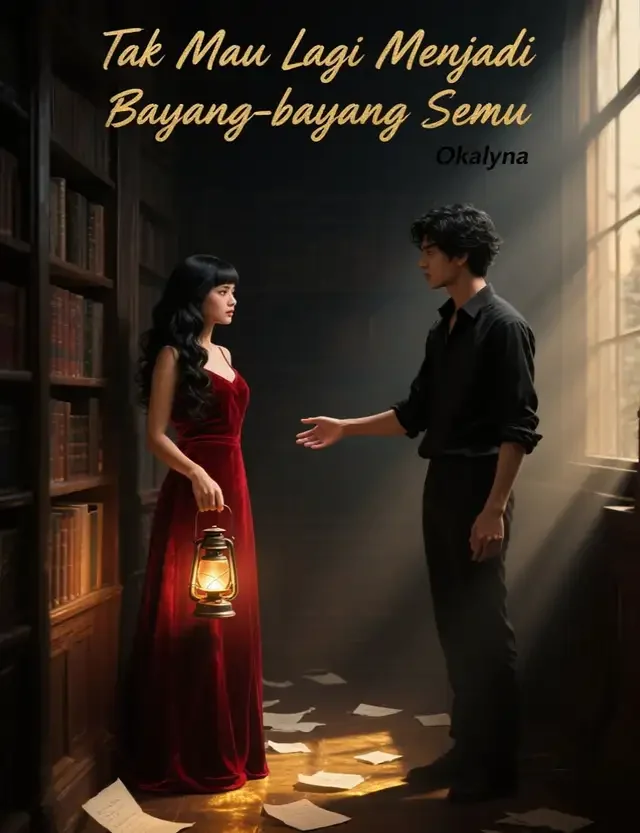 Sampul Novel Tak Mau Lagi Menjadi Bayang-bayang Semu