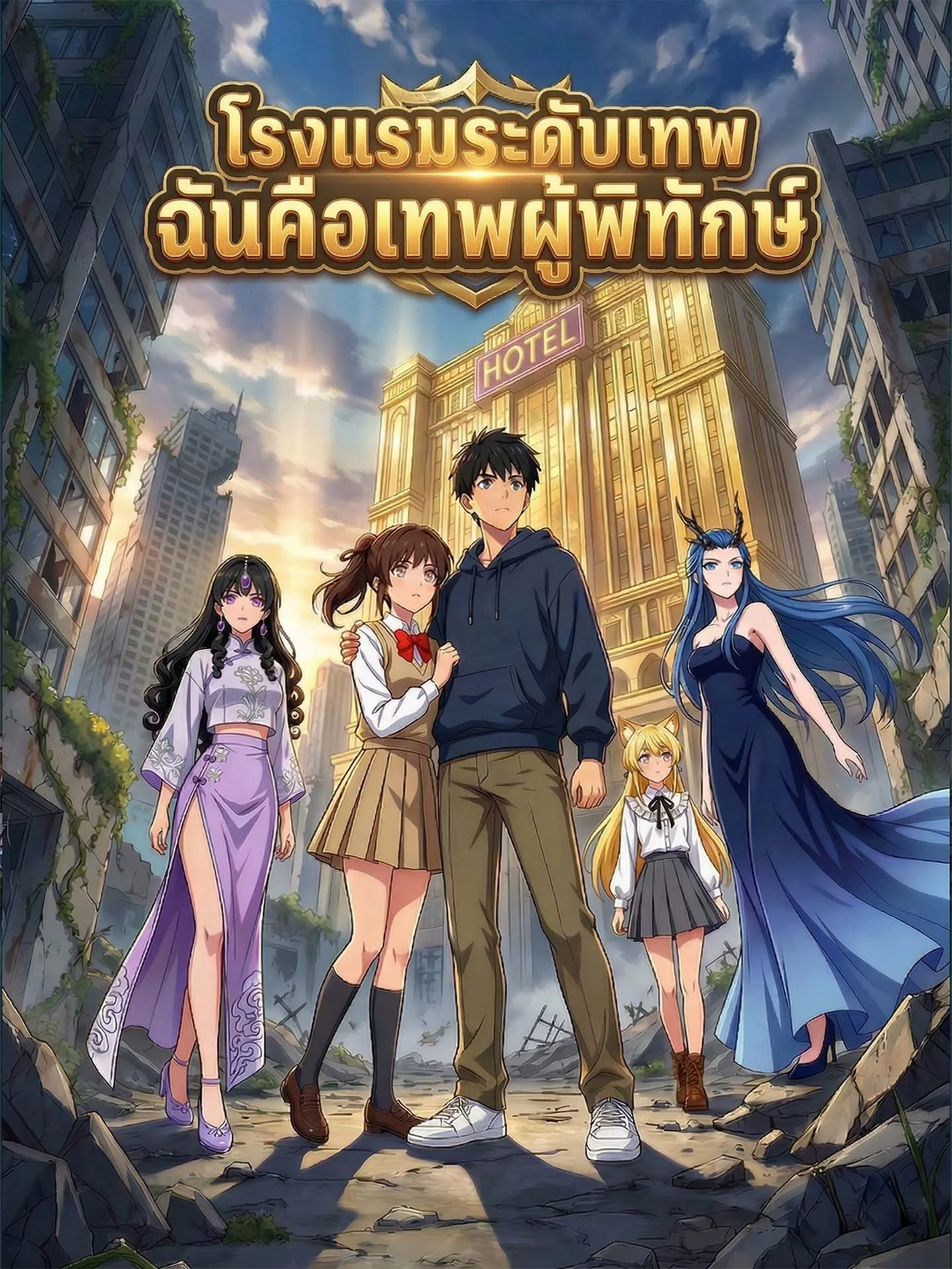 โรงแรมระดับเทพ ฉันคือเทพผู้พิทักษ์มินิซีรีส์