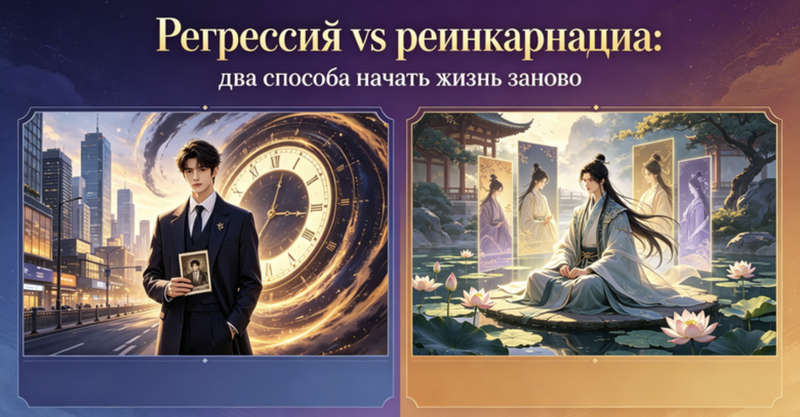 Регрессия vs реинкарнация: два способа начать жизнь заново — и почему они ощущаются по-разному