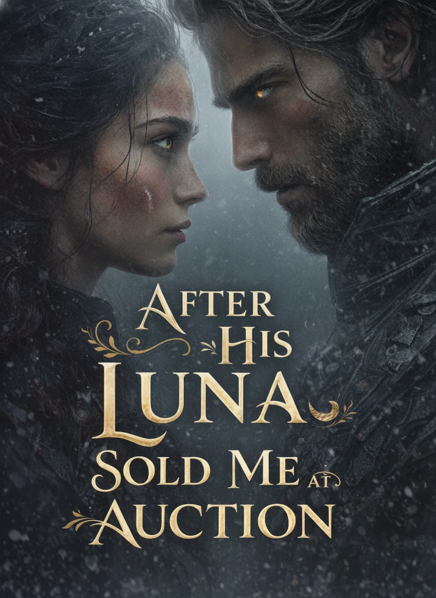 After His Luna Sold Me at Auction Novel Cover