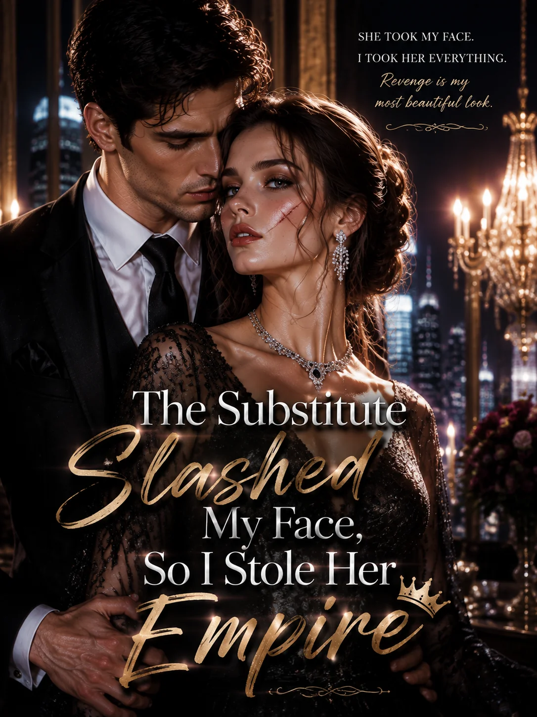 The Substitute Slashed My Face, So I Stole Her Empire Novel Cover