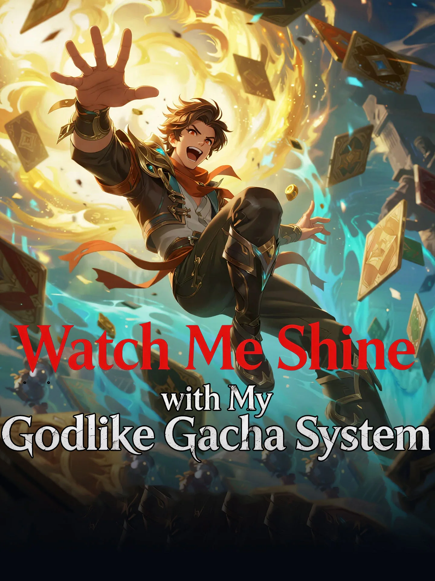 Watch Me Shine with My Godlike Gacha System cover art