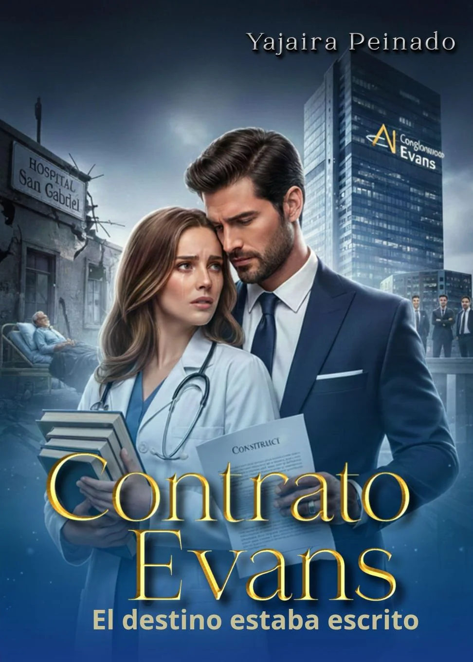 Portada de la novela Contrato Evans