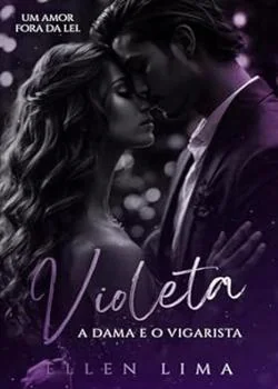 Capa do romance Violeta. A dama e o vigarista