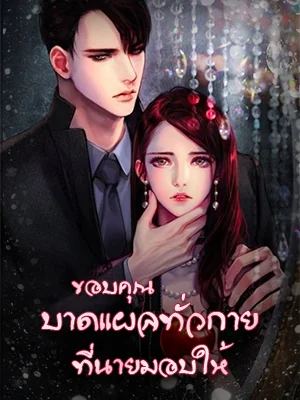 หน้าปกนวนิยาย ขอบคุณบาดแผลทั่วกายที่นายมอบให้