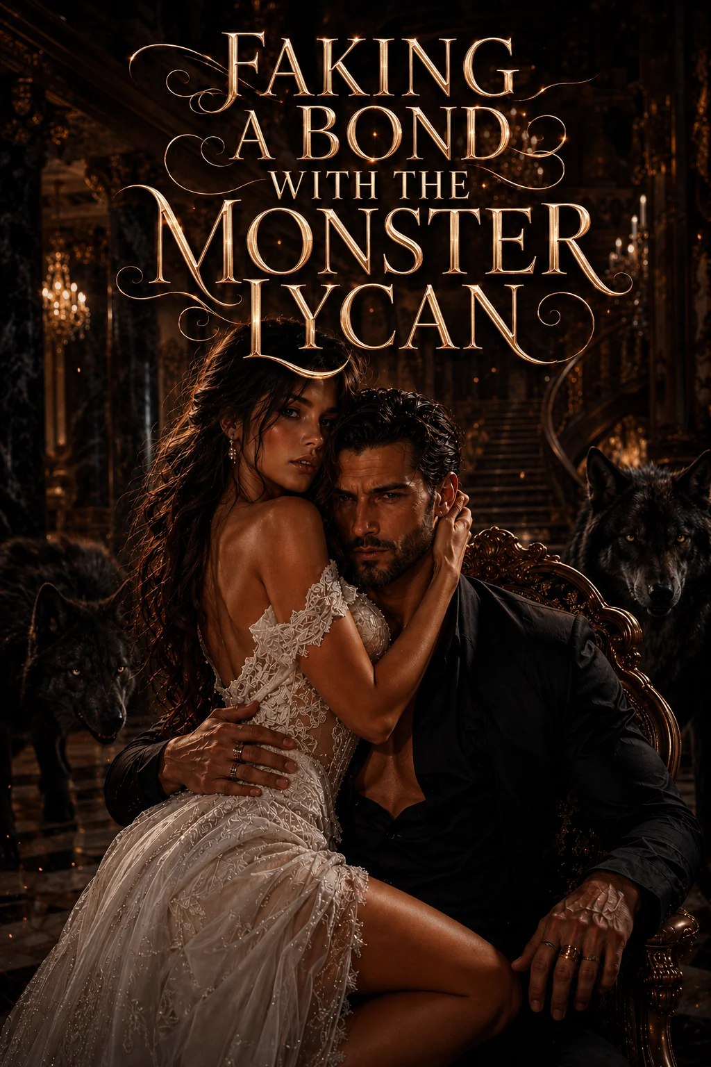 Faking a Bond with the Monster Lycan Novel Cover