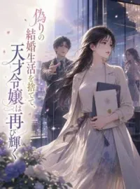偽りの結婚生活を捨てて、天才令嬢は再び輝く の小説カバー