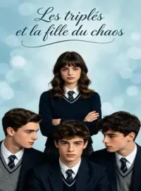 Couverture du roman Les triplés et la fille du chaos.