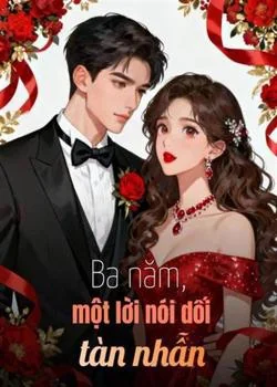 Bìa tiểu thuyết Ba năm, một lời nói dối tàn nhẫn