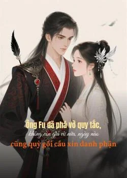 Bìa tiểu thuyết Ông Fu đã phá vỡ quy tắc, không còn giả vờ nữa, ngày nào cũng quỳ gối cầu xin danh phận