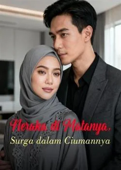 Sampul Novel Neraka di Matanya, Surga dalam Ciumannya