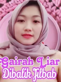Sampul Novel Gairah Liar Dibalik Jilbab