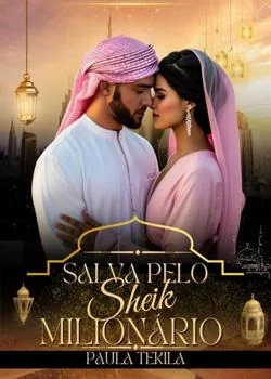 Capa do romance SAlva pelo Sheik Milionário
