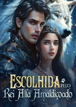 Capa do romance Escolhida pelo Rei Alfa Amaldiçoado