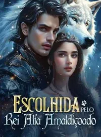 Capa do romance Escolhida pelo Rei Alfa Amaldiçoado