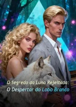 Capa do romance O Segredo da Luna Rejeitada: O Despertar do Lobo Branco
