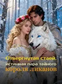 Обложка новеллы Отвергнутая стаей, истинная пара тайного короля ликанов