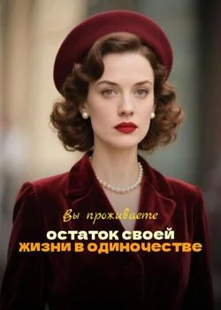 Обложка новеллы Вы проживаете остаток своей жизни в одиночестве