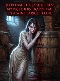 To Please the Fake Heiress, My Brothers Trapped Me in a Wine Barrel to Die Novel Cover