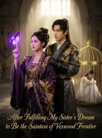 After Fulfilling My Sister's Dream to Be the Saintess of Vexwood Frontier Novel Cover