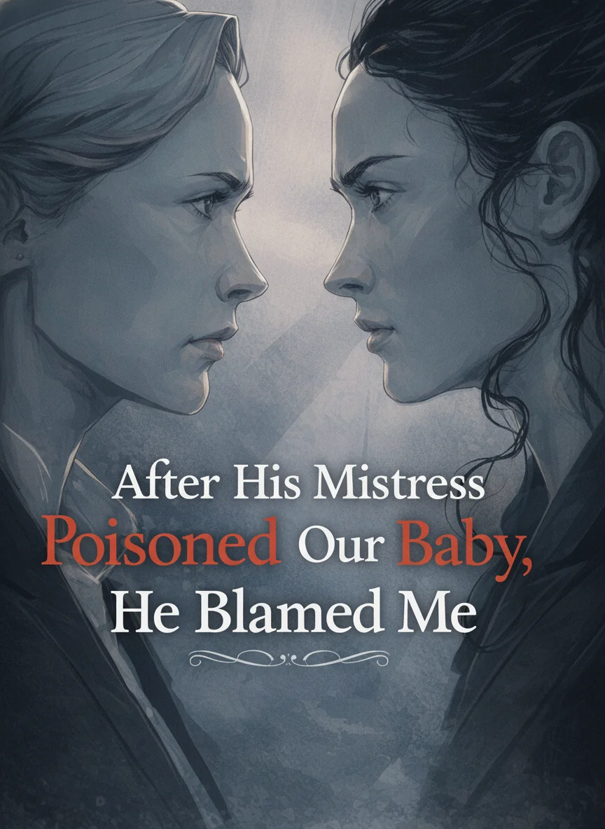 After His Mistress Poisoned Our Baby, He Blamed Me Novel Cover