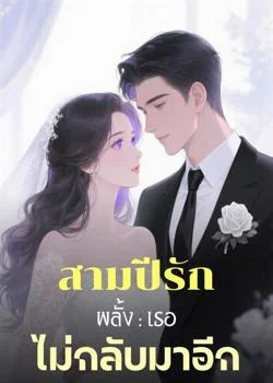 หน้าปกนวนิยาย สามปีรักพลั้ง : เธอไม่กลับมาอีก