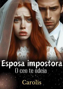 Capa do romance Esposa impostora- O ceo te odeia