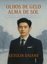 Capa do romance Olhos de gelo e Alma de Sol- meu coreano frio mas, com coração