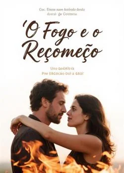 Capa do romance O Fogo e o Recomeço