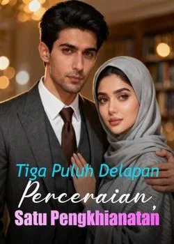Sampul Novel Tiga Puluh Delapan Perceraian, Satu Pengkhianatan