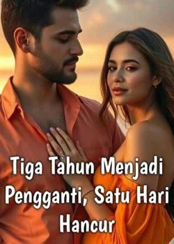 Sampul Novel Tiga Tahun Menjadi Pengganti, Satu Hari Hancur