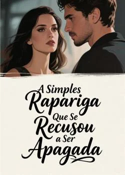 Capa do romance A Simples Rapariga Que Se Recusou a Ser Apagada