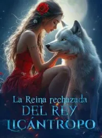 Portada de la novela La Reina rechazada del Rey Licántropo
