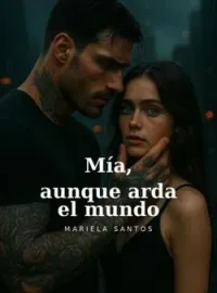 Portada de la novela Mía, aunque arda el mundo 