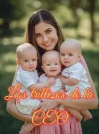 Portada de la novela Los trillizos de la CEO