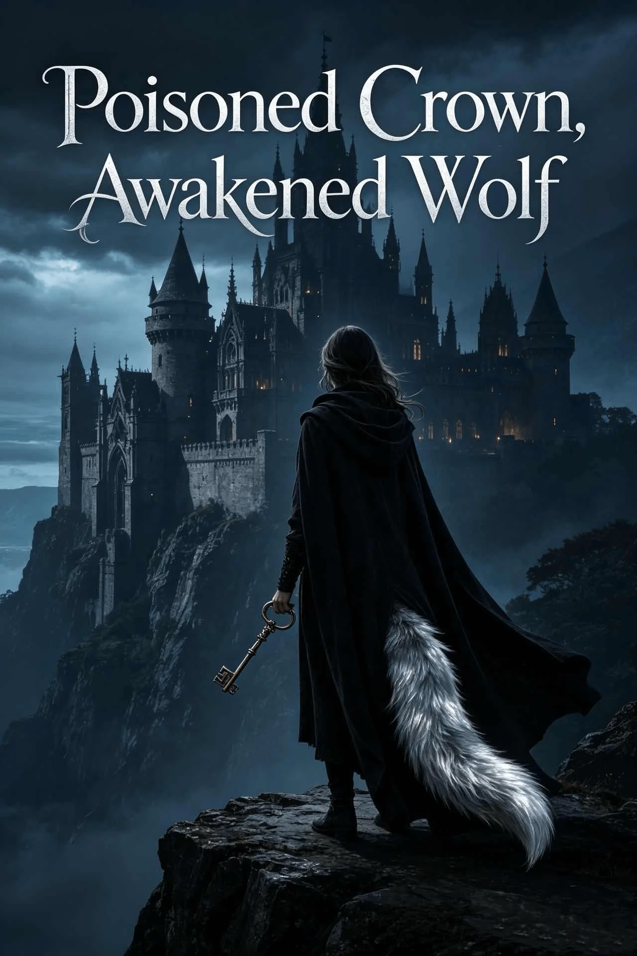 Poisoned Crown, Awakened Wolf Novel Cover