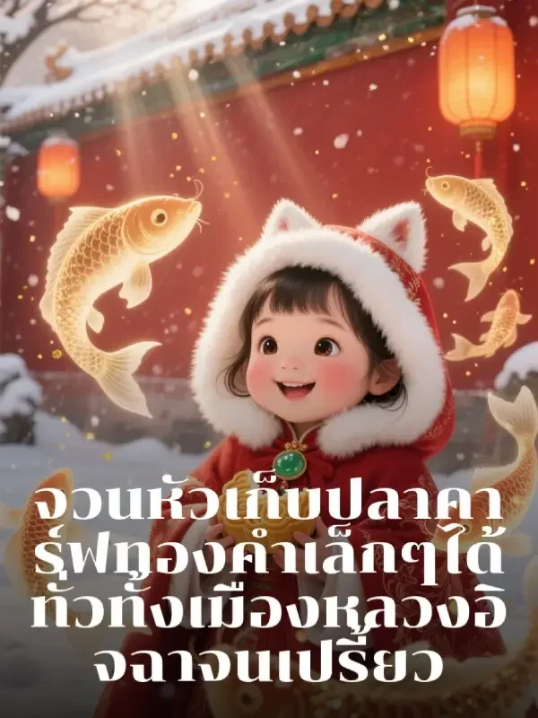 หน้าปกนวนิยาย จวนหัวเก็บปลาคาร์ฟทองคำเล็กๆ ได้ ทั่วทั้งเมืองหลวงอิจฉาจนเปรี้ยว