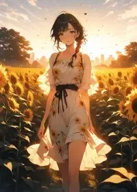 Sunflowers Bloom Early in Spring Novel Cover