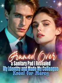 Framed Over a Sanitary Pad, I Revealed My Identity and Made My Colleague Kneel for Mercy Novel Cover