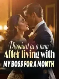 Disguised as a man: After living with my boss for a month Novel Cover