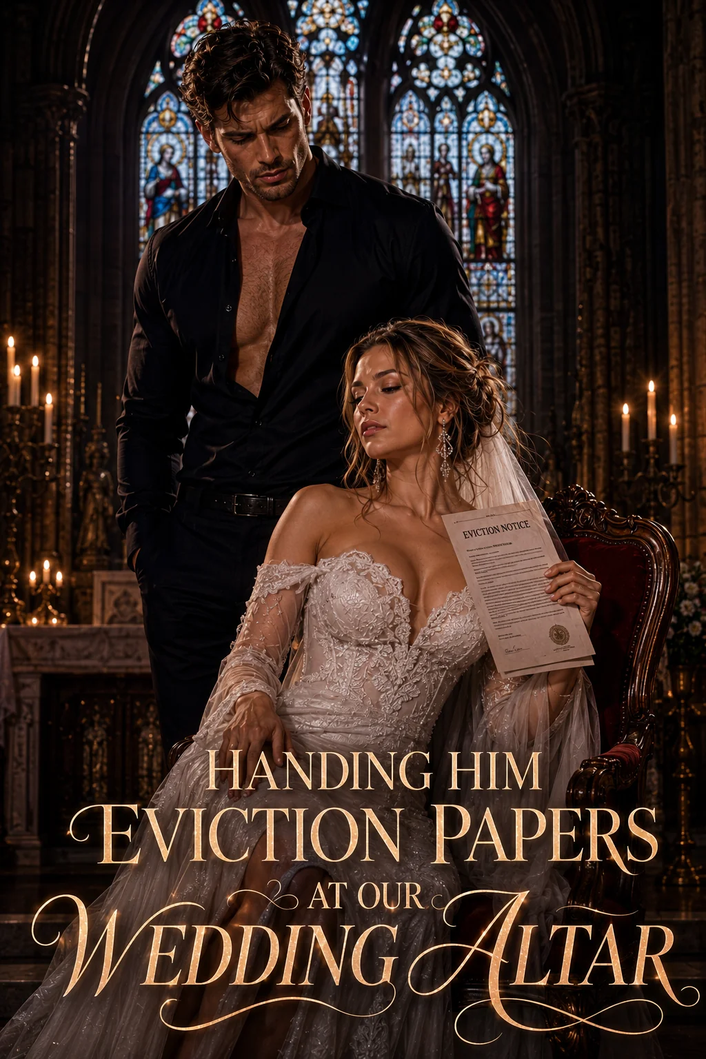 Handing Him Eviction Papers at Our Wedding Altar Novel Cover
