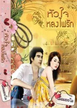 หน้าปกนวนิยาย หัวใจหลงไฟรัก