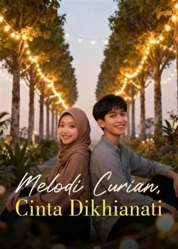 Sampul Novel Melodi Curian, Cinta Dikhianati