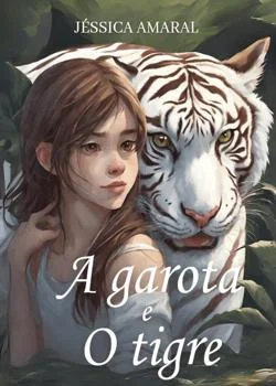 Capa do romance A garota e o tigre