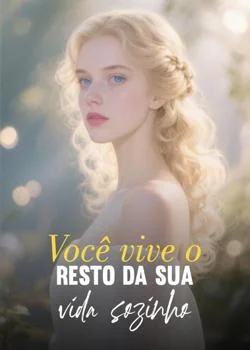 Capa do romance Você vive o resto da sua vida sozinho