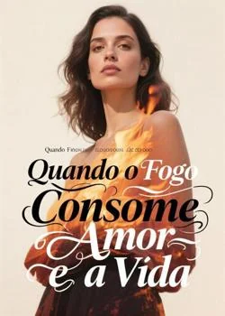 Capa do romance Quando o Fogo Consome o Amor e a Vida