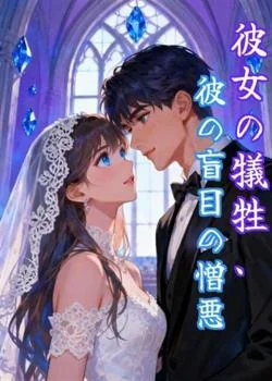 彼女の犠牲、彼の盲目の憎悪 の小説カバー
